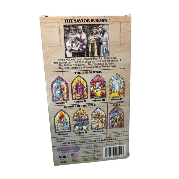 Jesus VHS Tape 1979 Motion Picture Vintage Religious Faith-Based Movie - Picture 4 of 10